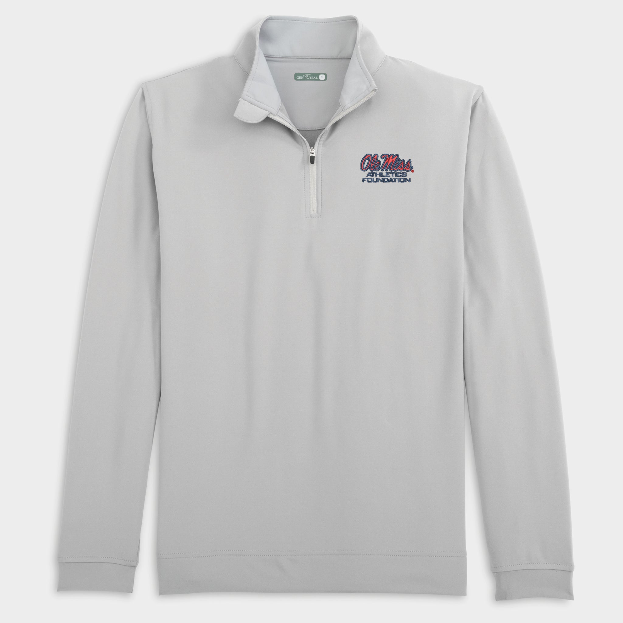 Ole Miss Athletics Foundation Venture Performance Quarter-Zip-GenTeal Apparel