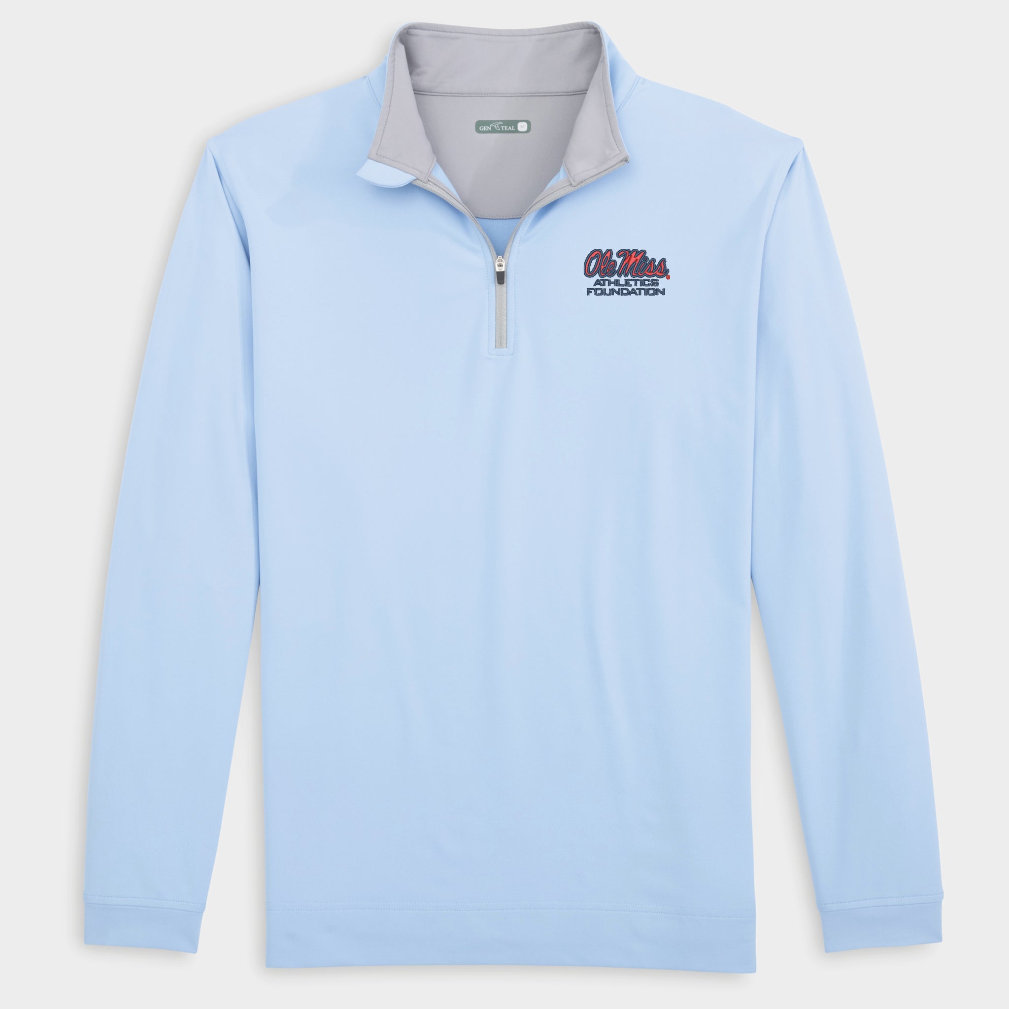 Ole Miss Athletics Foundation Venture Performance Quarter-Zip-GenTeal Apparel