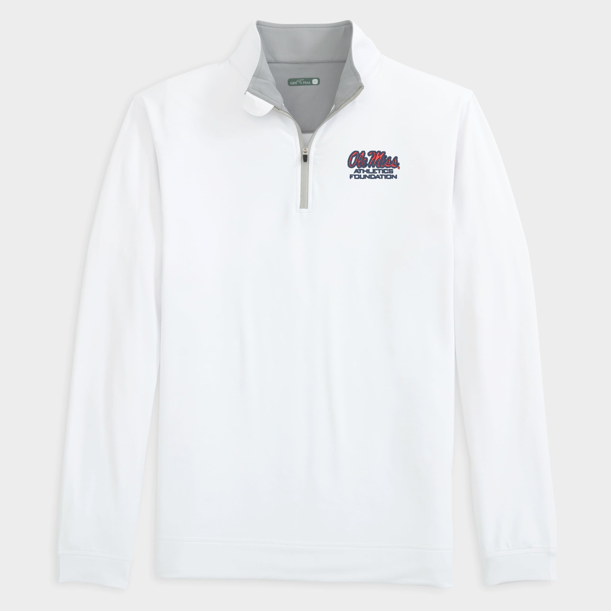 Ole Miss Athletics Foundation Venture Performance Quarter-Zip-GenTeal Apparel