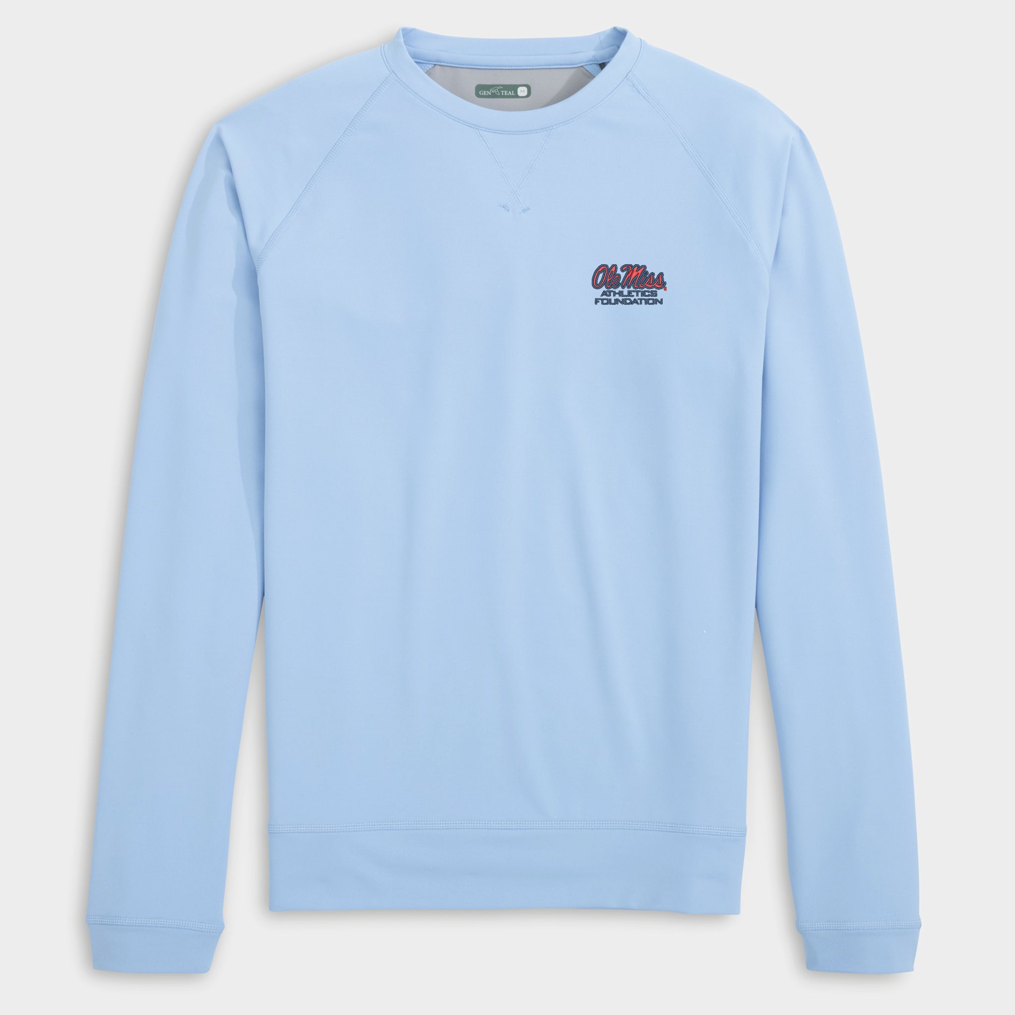 Ole Miss Athletics Foundation Richmond Venture Performance Crewneck-GenTeal Apparel